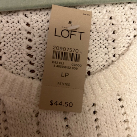 LOFT sleeveless layering sweater size Large Petite - Picture 3 of 7